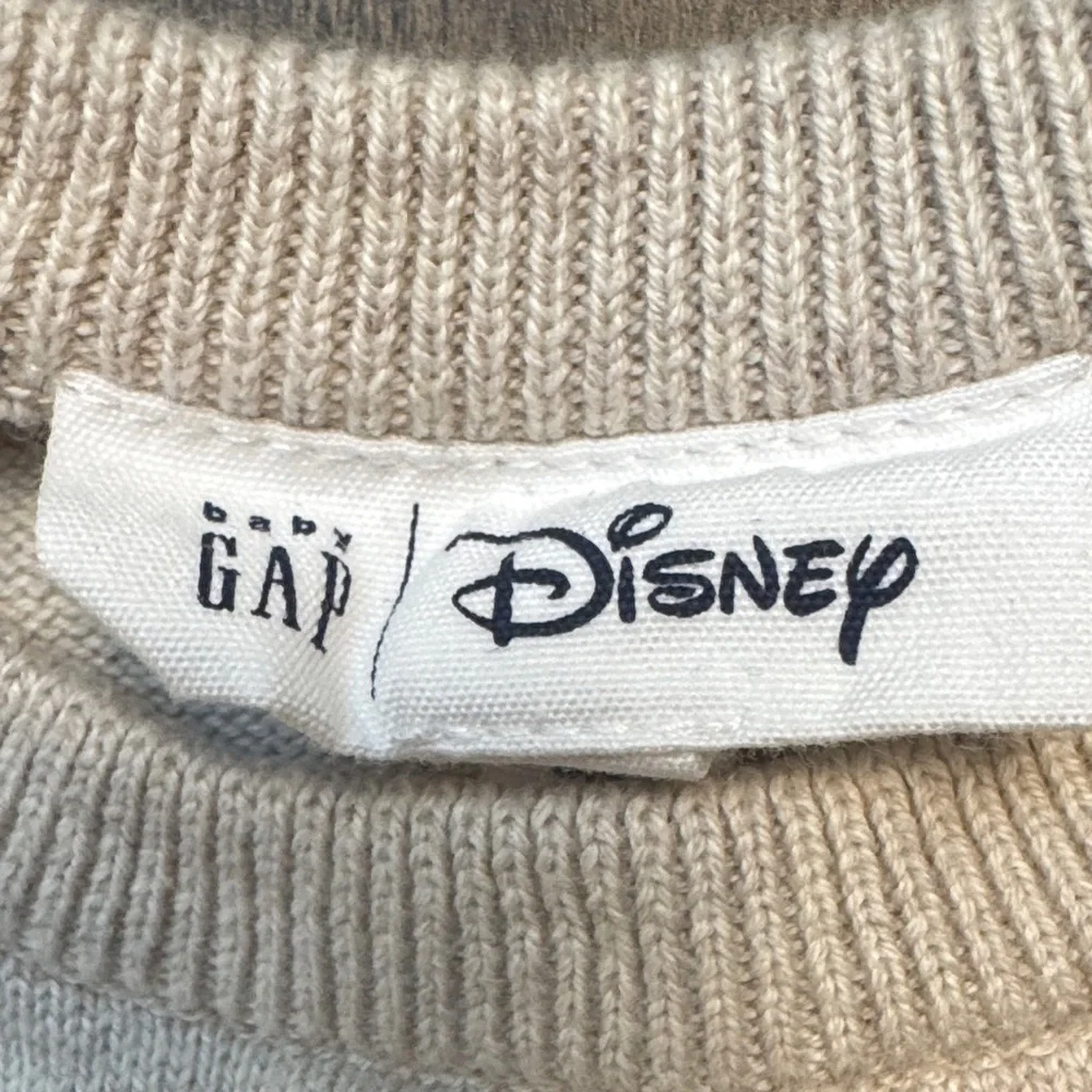 Baby Gap Disney Mickey Mouse 100% Cotton Knit Sweater 12-18 Months Gray